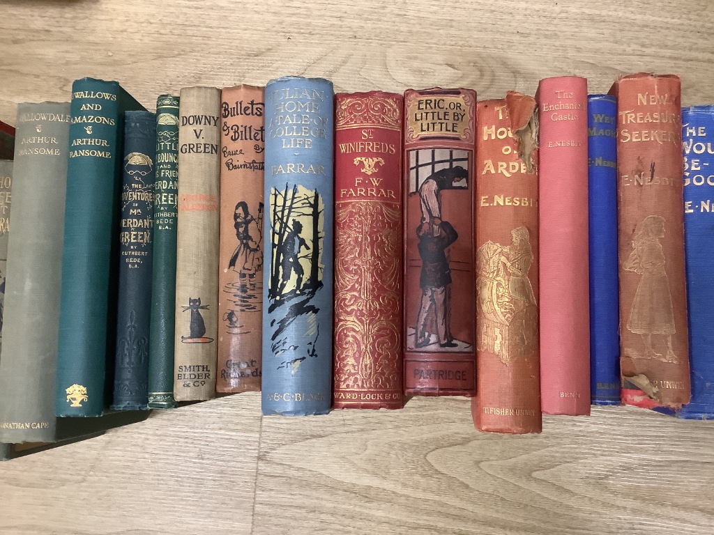 A collection of vintage children's books